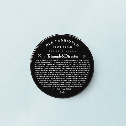 Old Fashioned Shave Cream 100ml Jar
