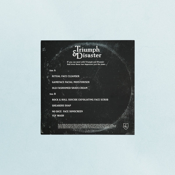Triumph & Disaster Tee (CURRENTLY OUT OF STOCK)